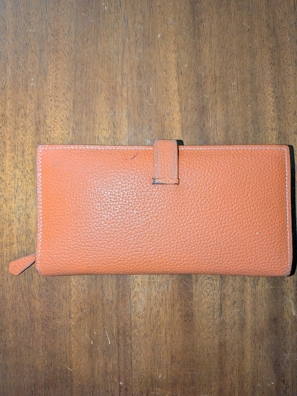 Hermes Bearn Long Leather Wallet. Authentic. B Condition. Beautiful Wallet. - Picture 4 of 13